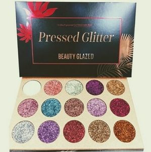 BEAUTY GLAZED PRESSED GLITTER EYESHADOW PALETTE